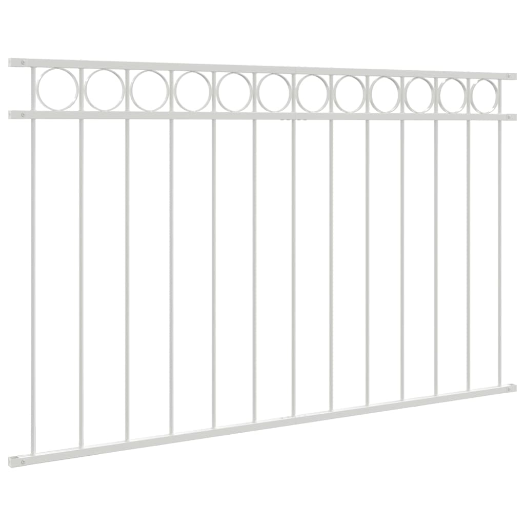 Element Ograde ASSEN Bijelo 170 x 80 cm Čelik