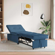 Krevet-sofa na razvlačenje Plava 194 x 50 x 82 cm tkanina