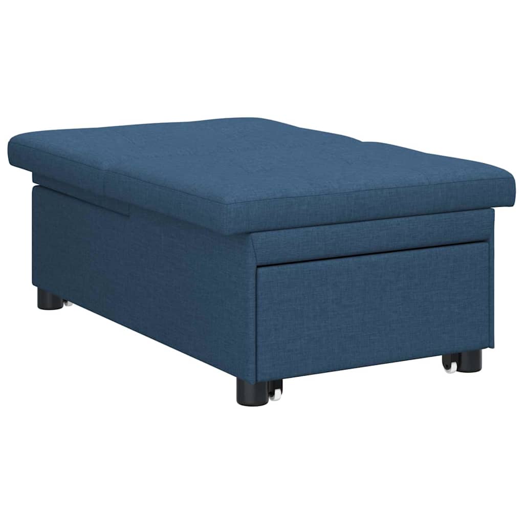 Krevet-sofa na razvlačenje Plava 194 x 50 x 82 cm tkanina