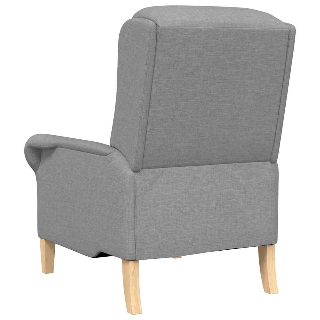 fotelja Svjetlosiva tkanina