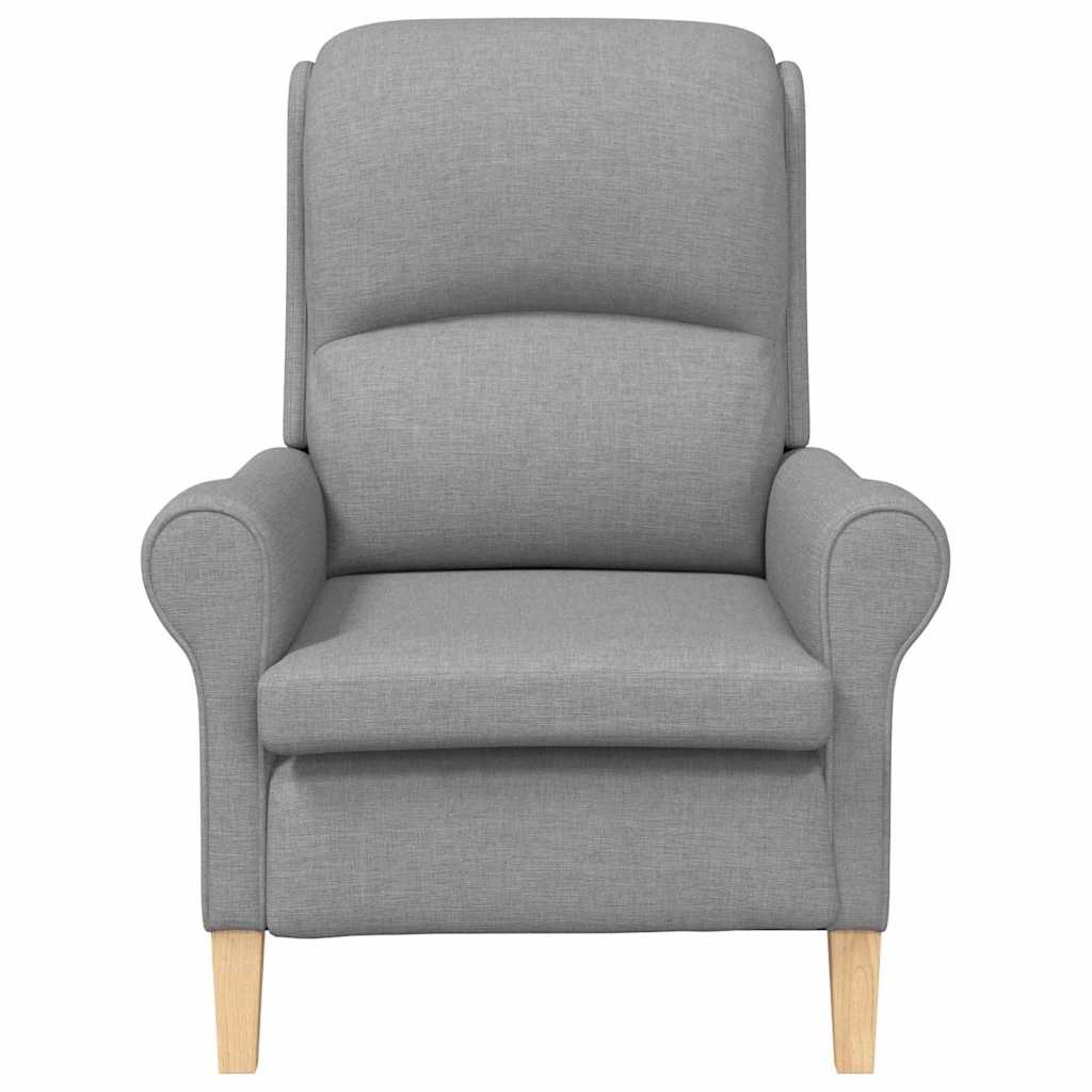 fotelja Svjetlosiva tkanina