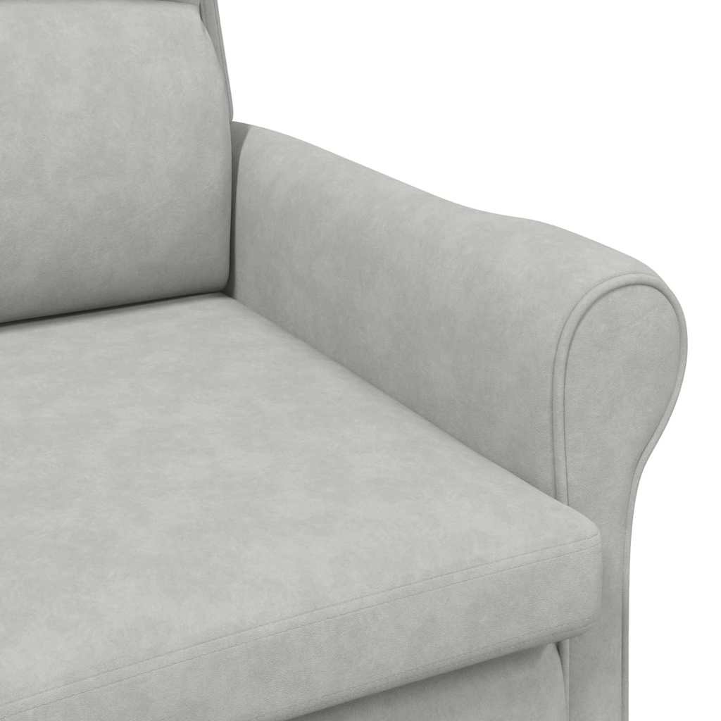 fotelja Svjetlosiva 76 x 94 x 102 cm Mikrofibra