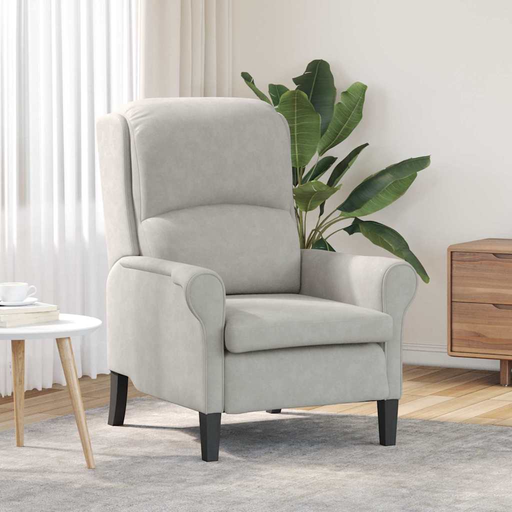 fotelja Svjetlosiva 76 x 94 x 102 cm Mikrofibra