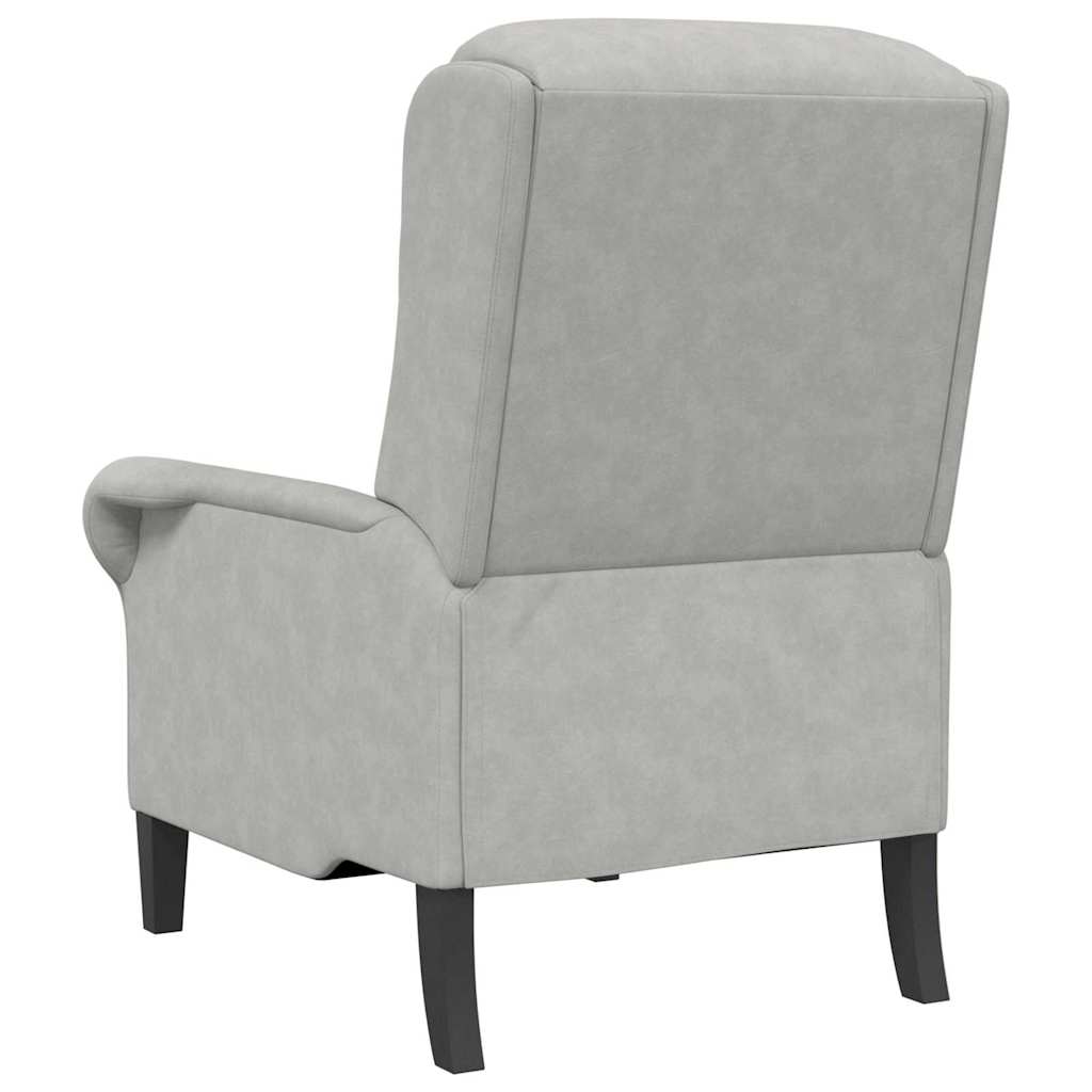 fotelja Svjetlosiva 76 x 94 x 102 cm Mikrofibra
