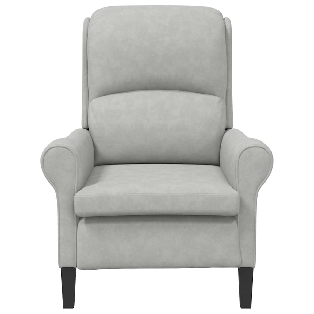 fotelja Svjetlosiva 76 x 94 x 102 cm Mikrofibra