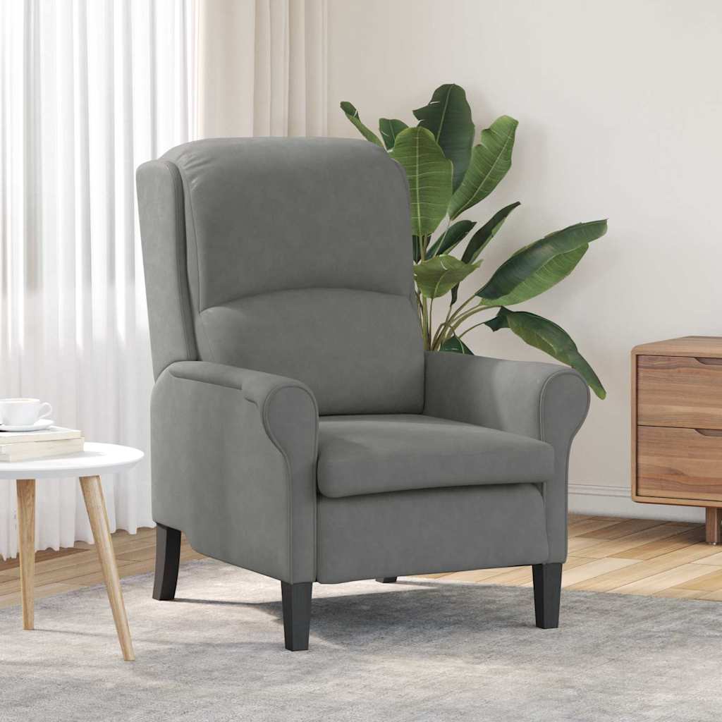 fotelja Tamno siva 76 x 94 x 102 cm Mikrofibra
