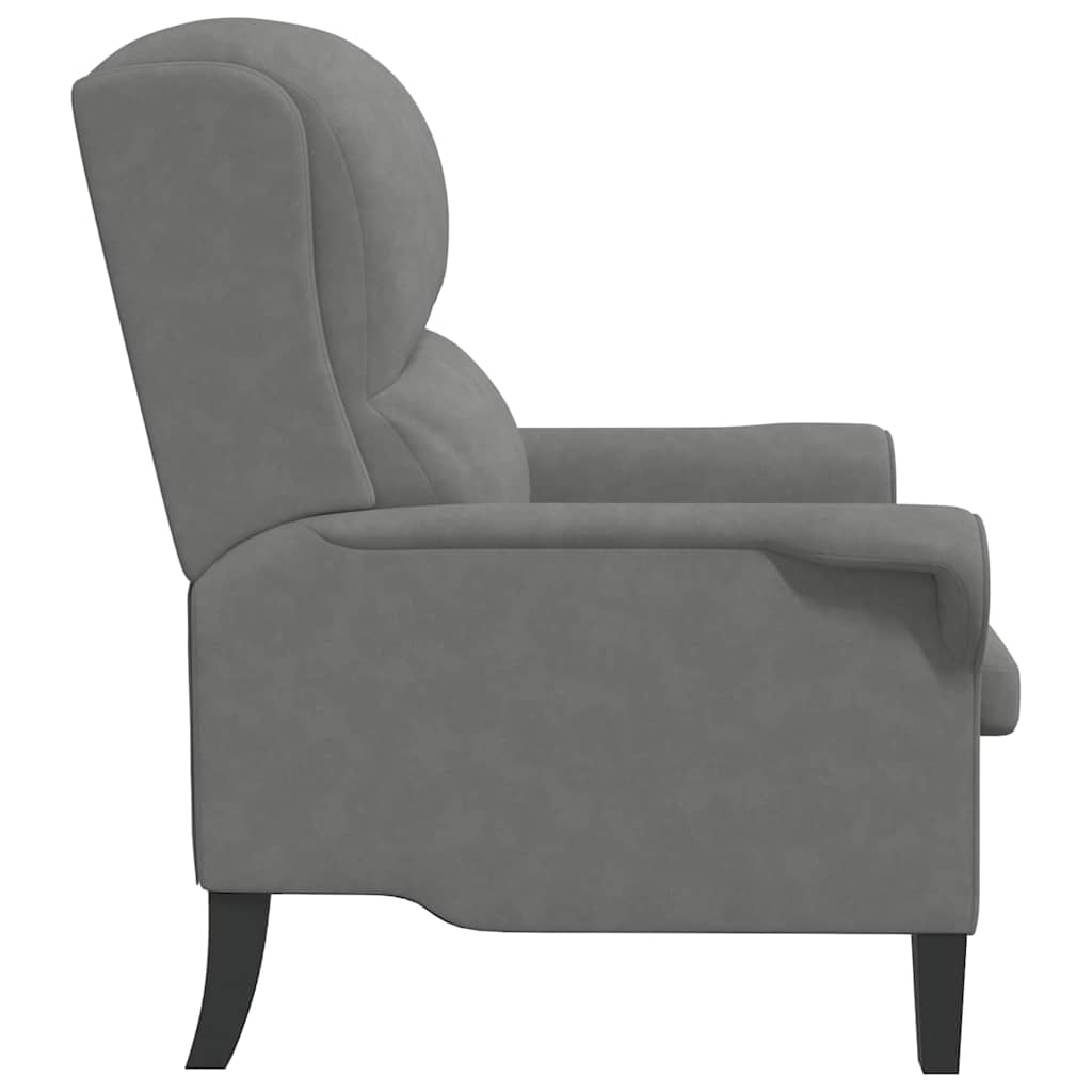 fotelja Tamno siva 76 x 94 x 102 cm Mikrofibra