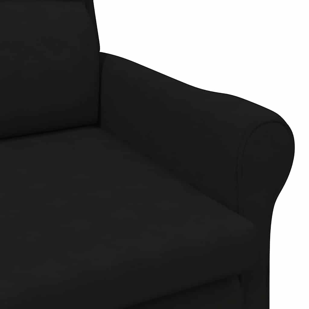 fotelja Crna 76 x 94 x 102 cm Mikrofibra