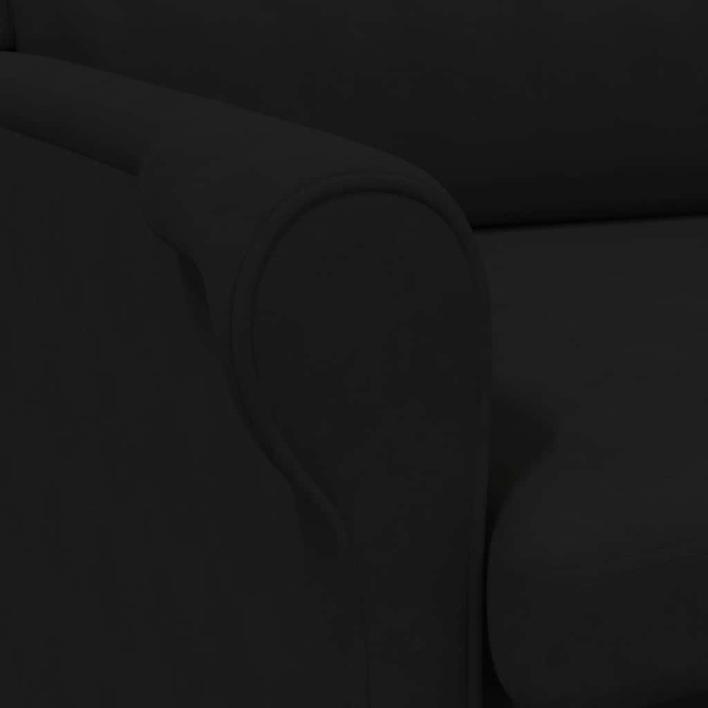 fotelja Crna 76 x 94 x 102 cm Mikrofibra