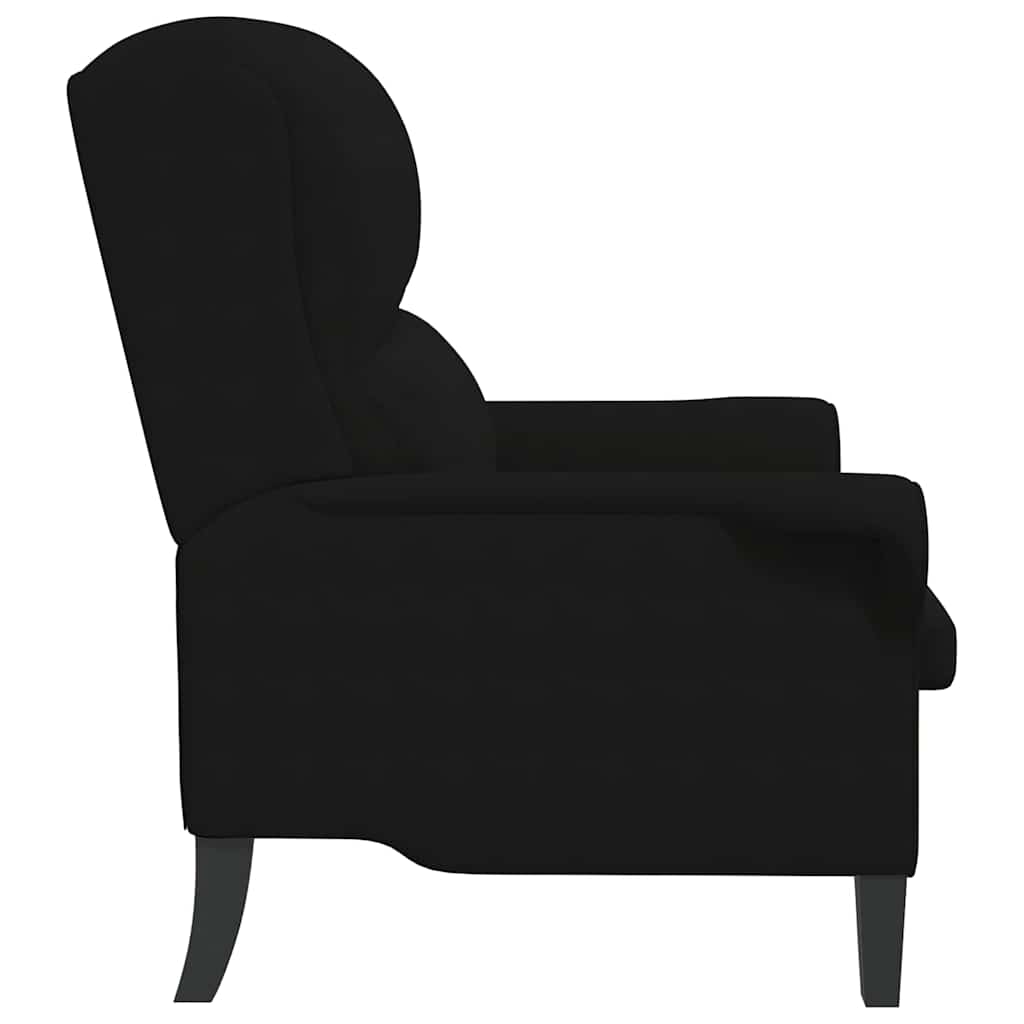 fotelja Crna 76 x 94 x 102 cm Mikrofibra