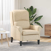 fotelja Krema 76 x 94 x 102 cm Mikrofibra
