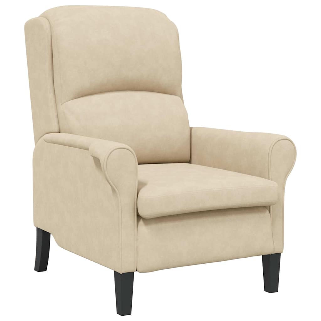 fotelja Krema 76 x 94 x 102 cm Mikrofibra