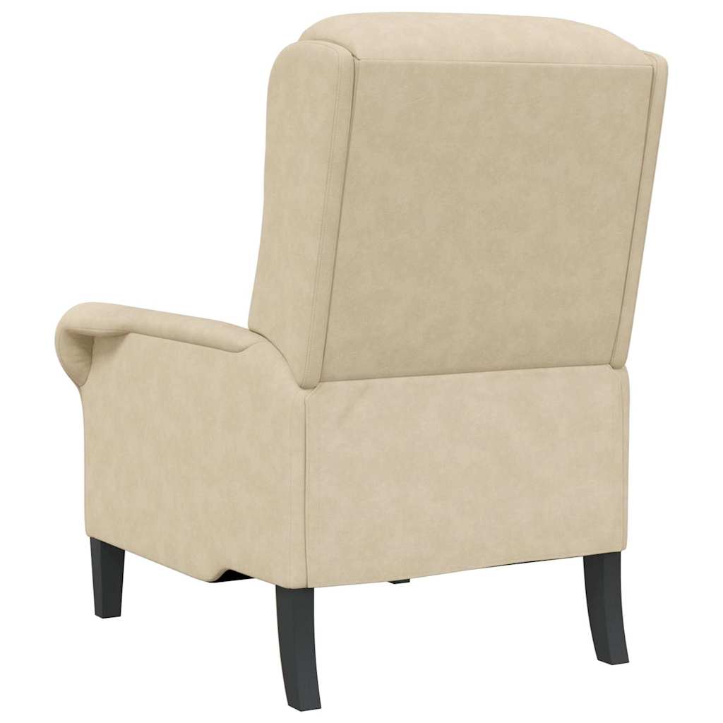 fotelja Krema 76 x 94 x 102 cm Mikrofibra