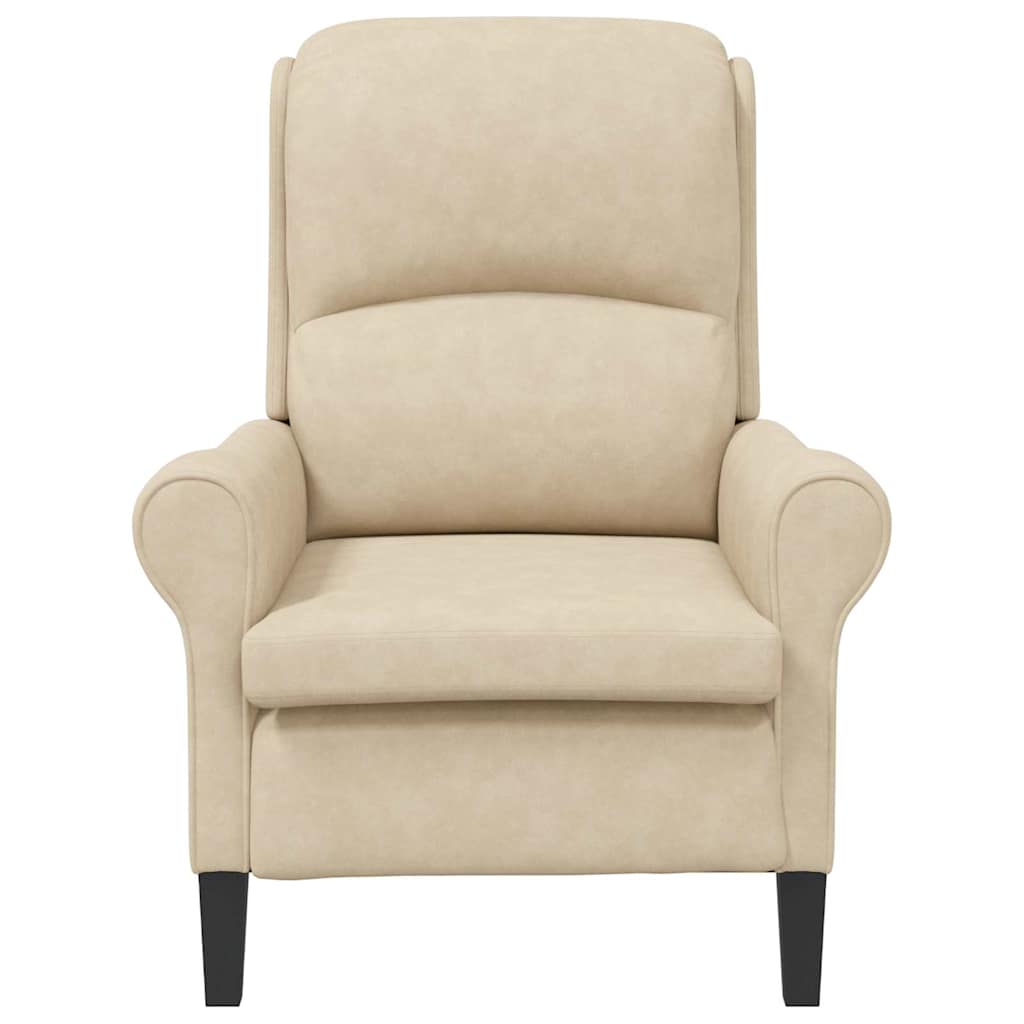 fotelja Krema 76 x 94 x 102 cm Mikrofibra