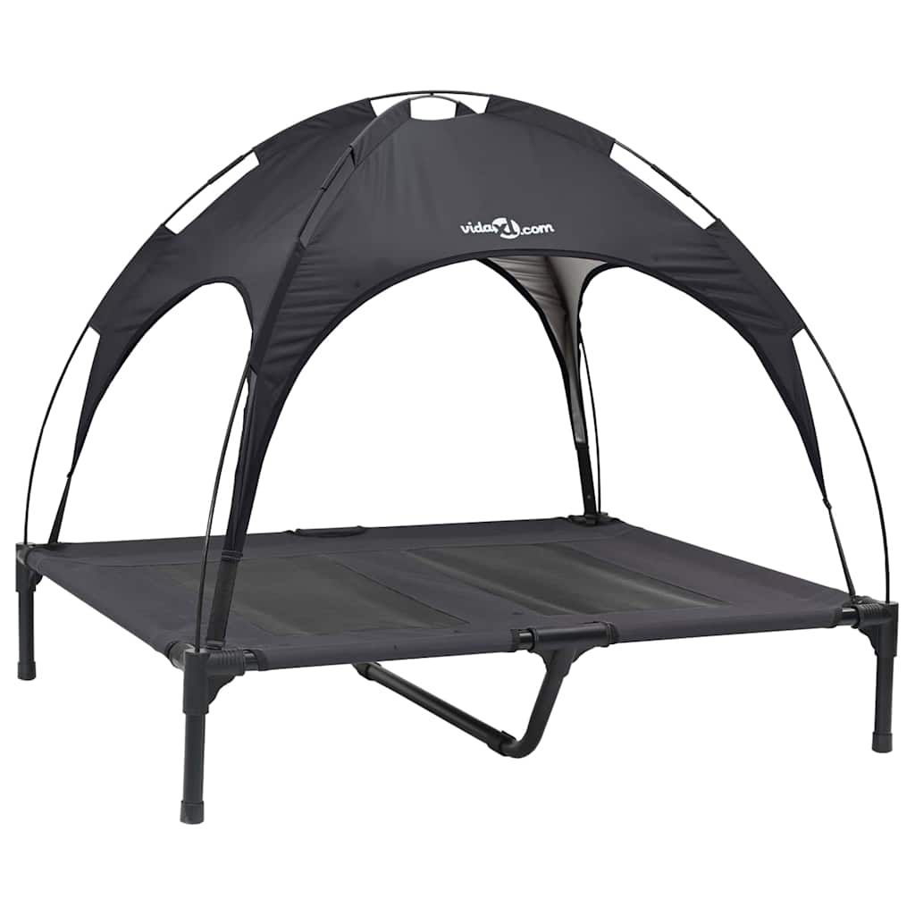 Krevet za psa Crna 92 x 77 x 82,5 cm Čelik