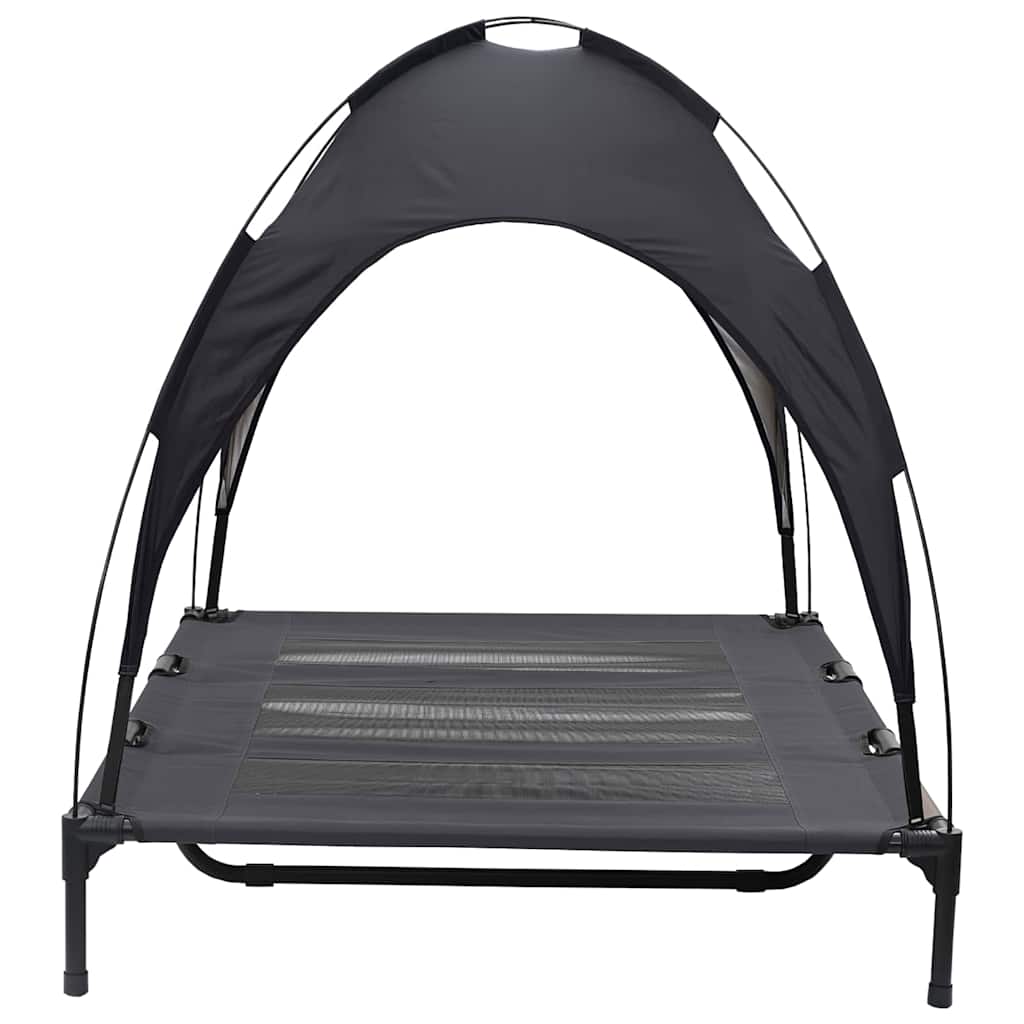 Krevet za psa Crna 122 x 93 x 106,5 cm Čelik