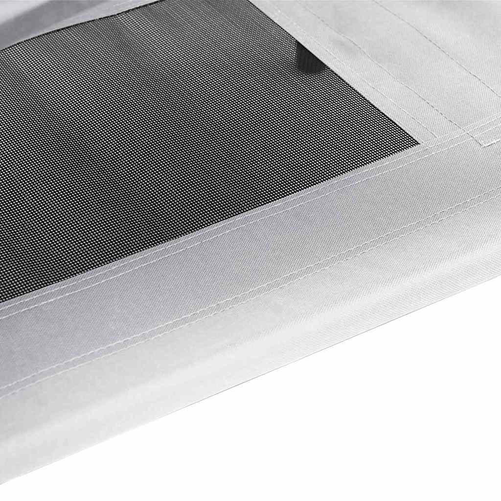 Krevet za psa Srebrno Siva 92 x 77 x 82,5 cm Čelik