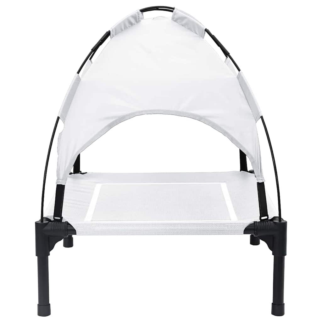 Krevet za psa Srebrno Siva 71 x 64 x 71 cm Čelik
