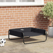 Krevet za psa Crna 75 x 75 x 30 cm Čelik