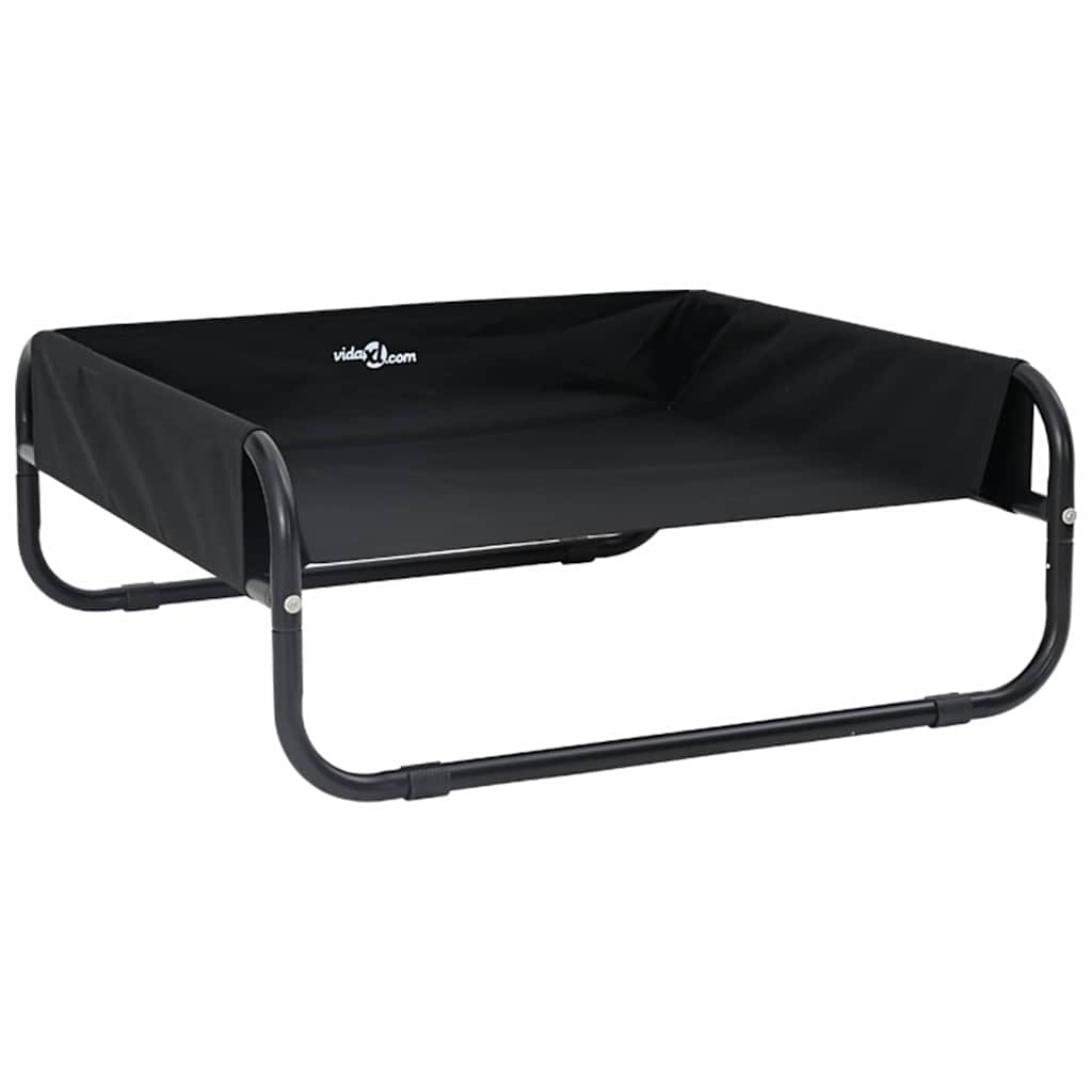 Krevet za psa Crna 75 x 75 x 30 cm Čelik