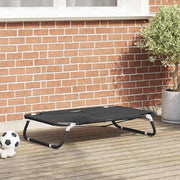 Krevet za psa Crna 90 x 55 x 18 cm Čelik