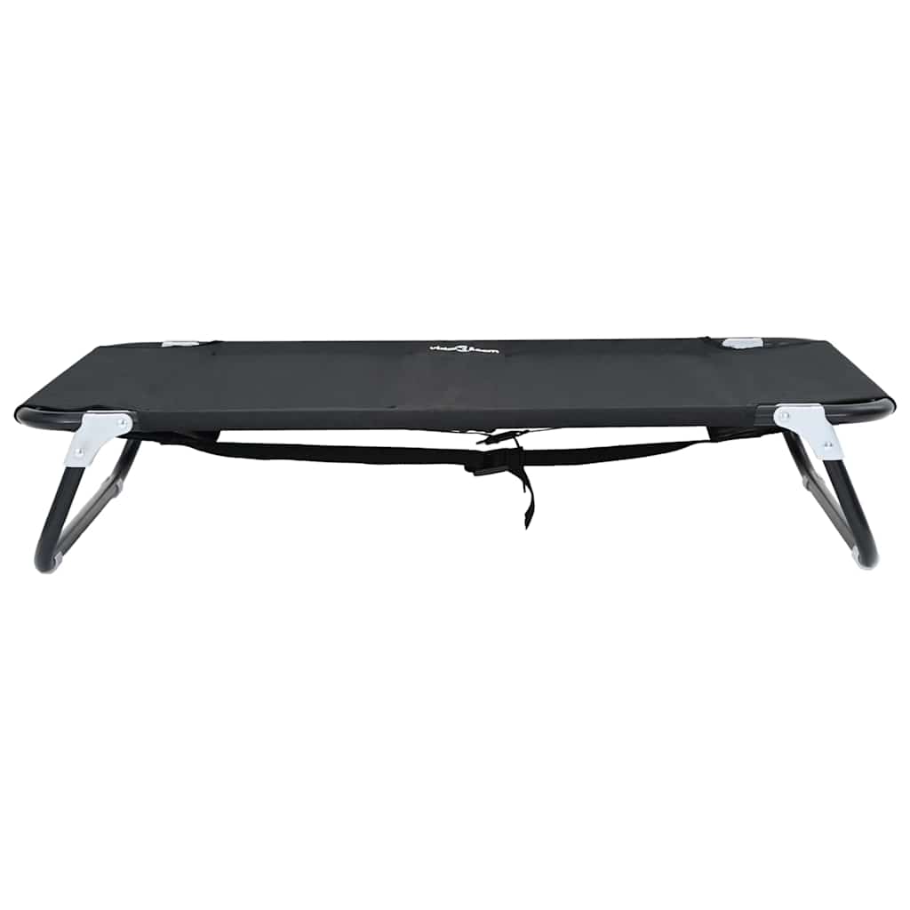 Krevet za psa Crna 90 x 55 x 18 cm Čelik