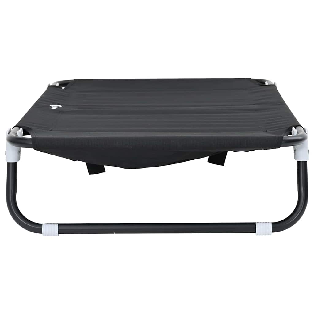 Krevet za psa Crna 90 x 55 x 18 cm Čelik