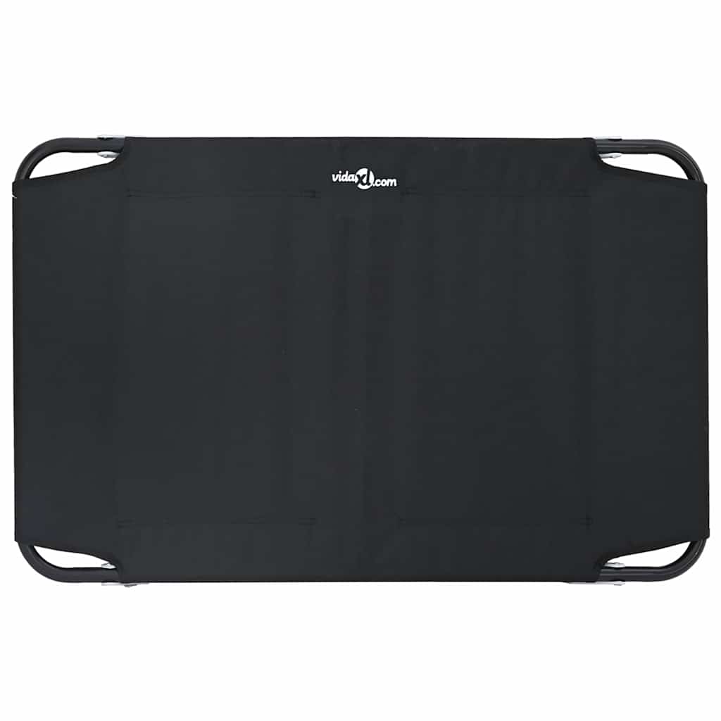 Krevet za psa Crna 90 x 55 x 18 cm Čelik