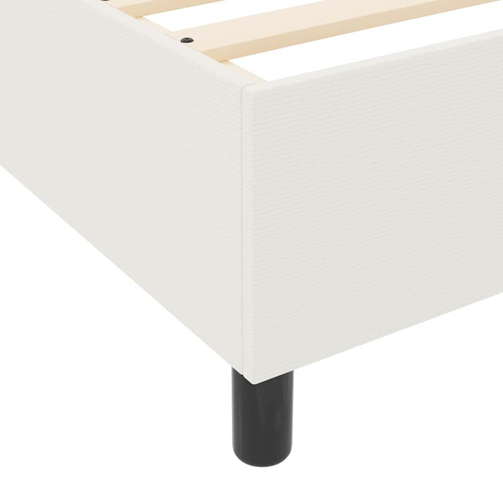 Krevetna platforma Krema 80 x 200 cm Kordura tekstil