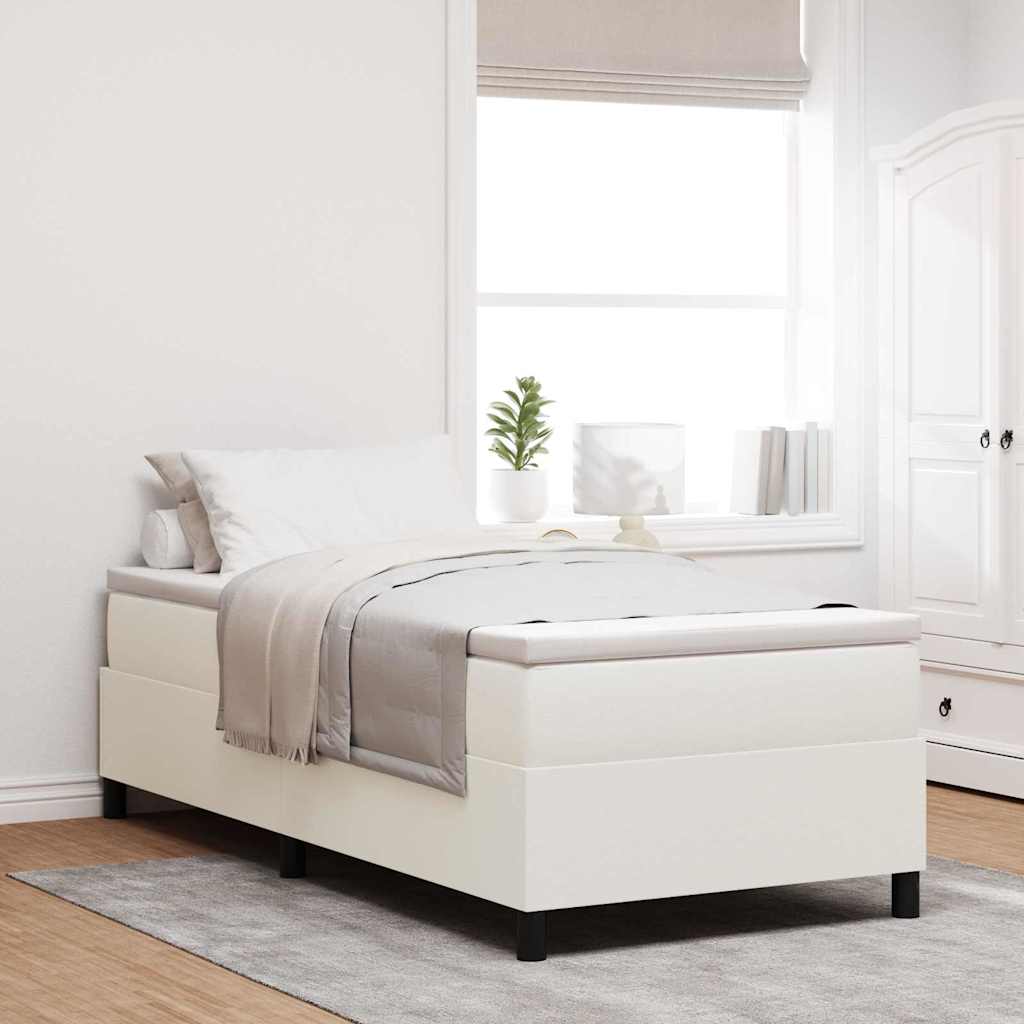 Krevetna platforma Krema 80 x 200 cm Kordura tekstil