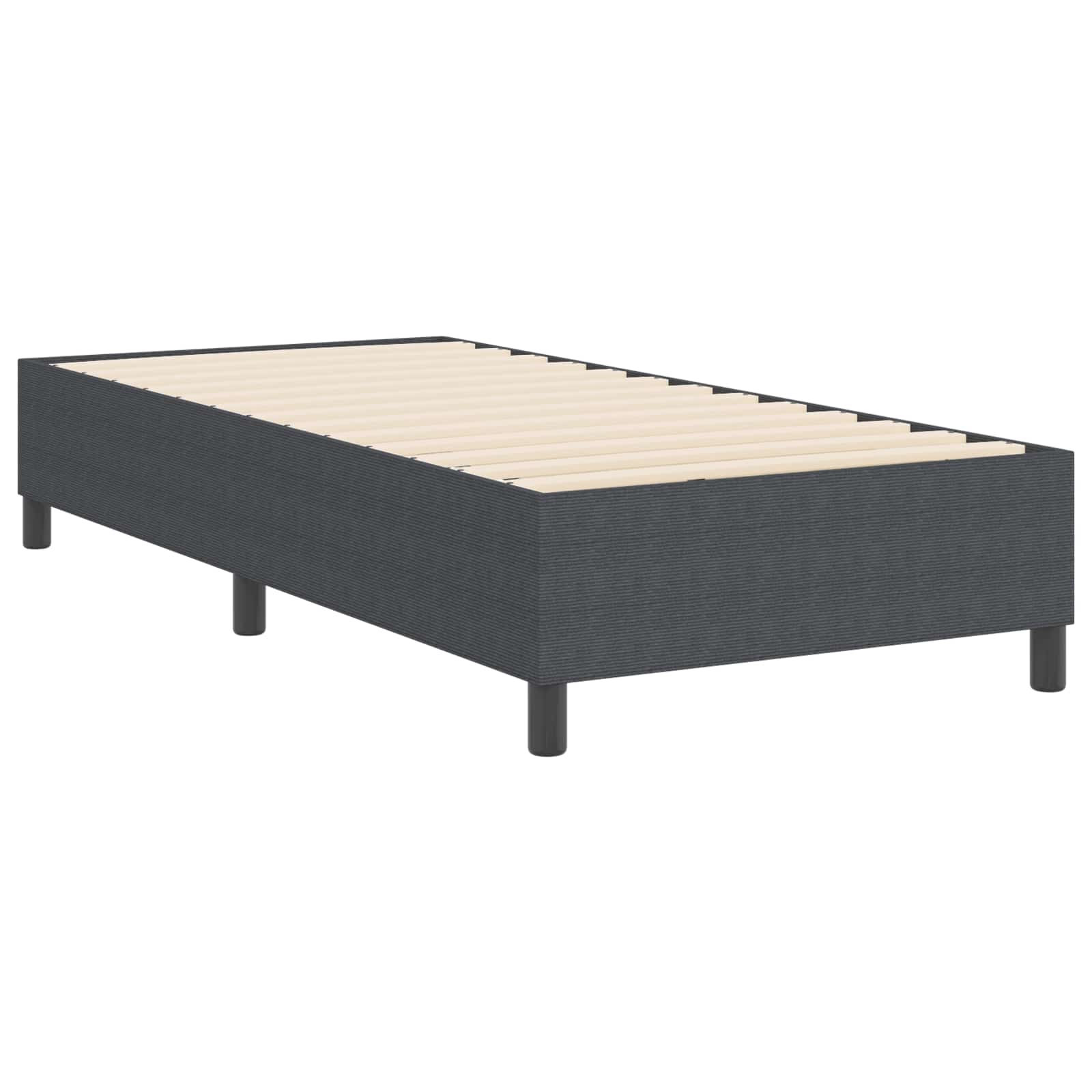 Krevetna platforma Tamno siva 90 x 190 cm Kordura tekstil