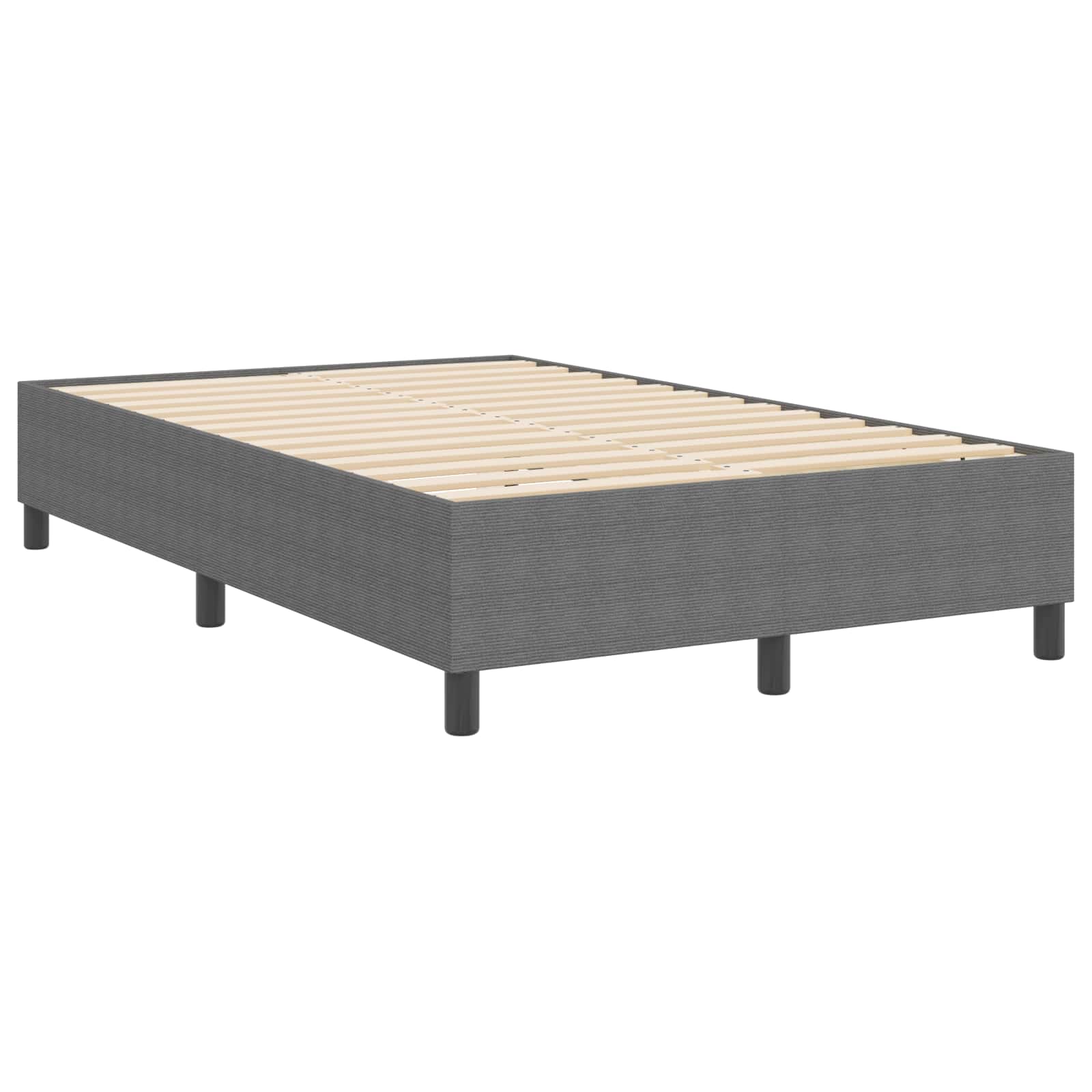 Krevetna platforma Svijetlo siva 120 x 190 cm Kordura tekstil