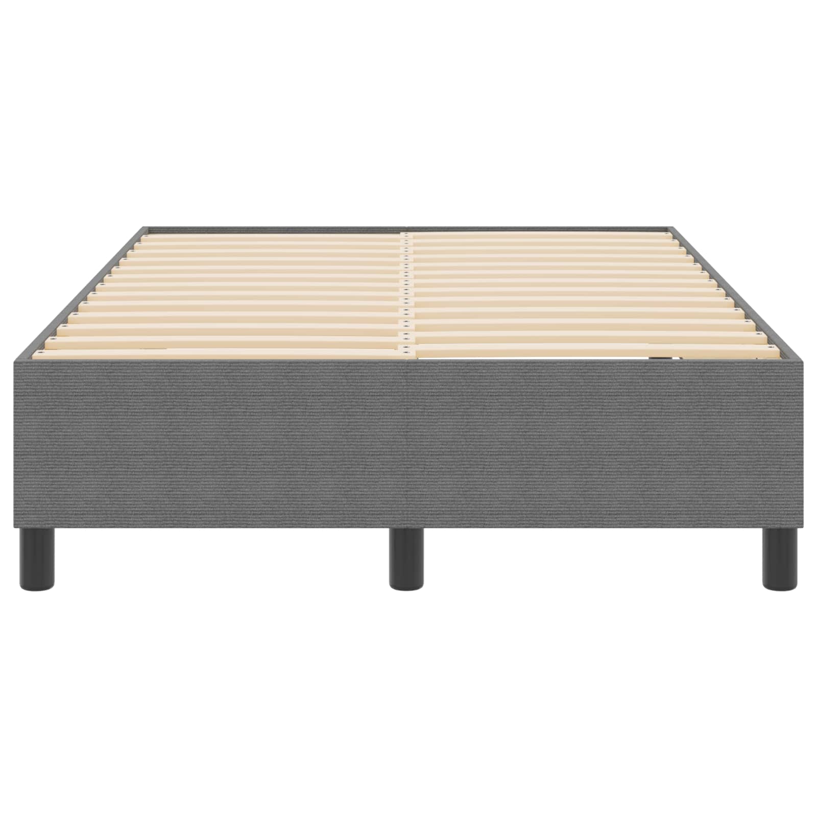 Krevetna platforma Svijetlo siva 120 x 190 cm Kordura tekstil