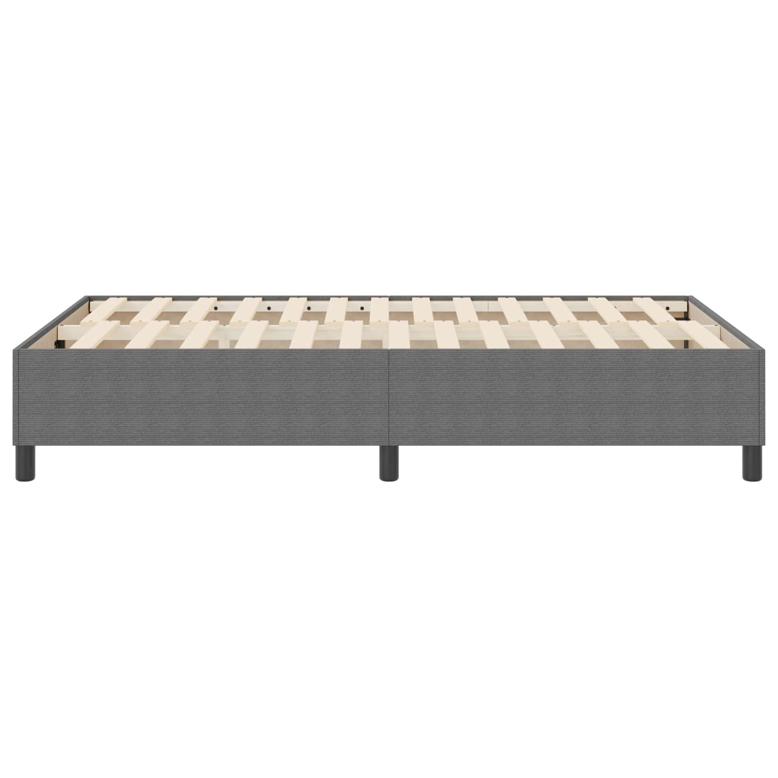 Krevetna platforma Svijetlo siva 120 x 190 cm Kordura tekstil