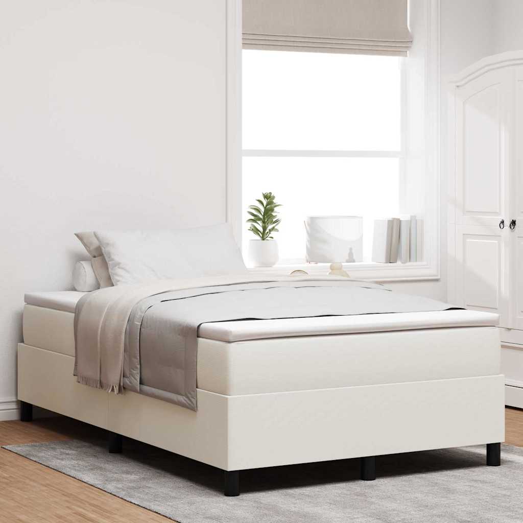 Krevetna platforma Krema 120 x 190 cm Kordura tekstil