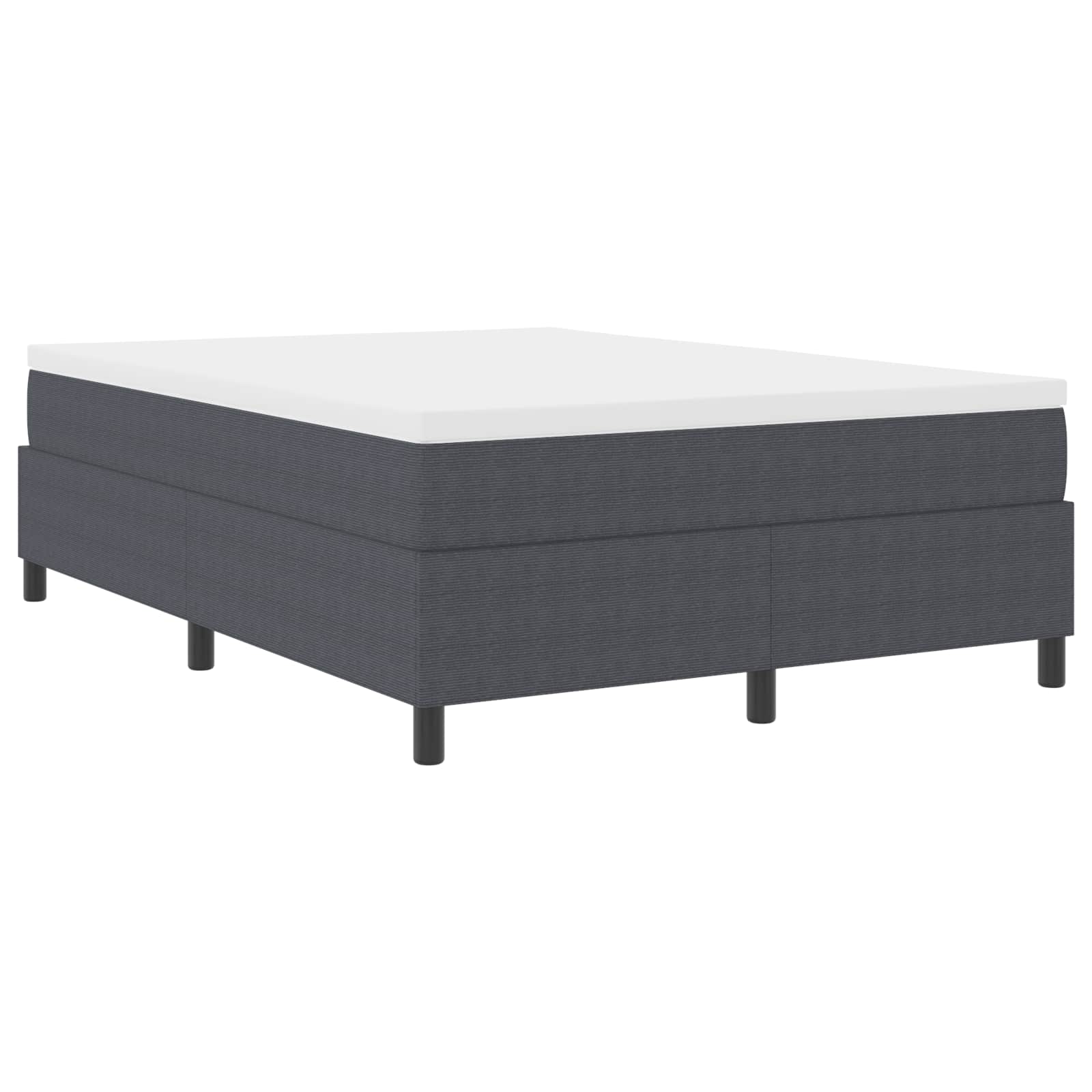 Krevetna platforma Tamno siva 140 x 190 cm Kordura tekstil