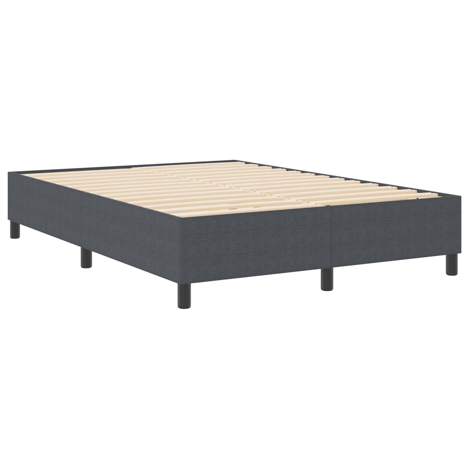 Krevetna platforma Tamno siva 140 x 190 cm Kordura tekstil