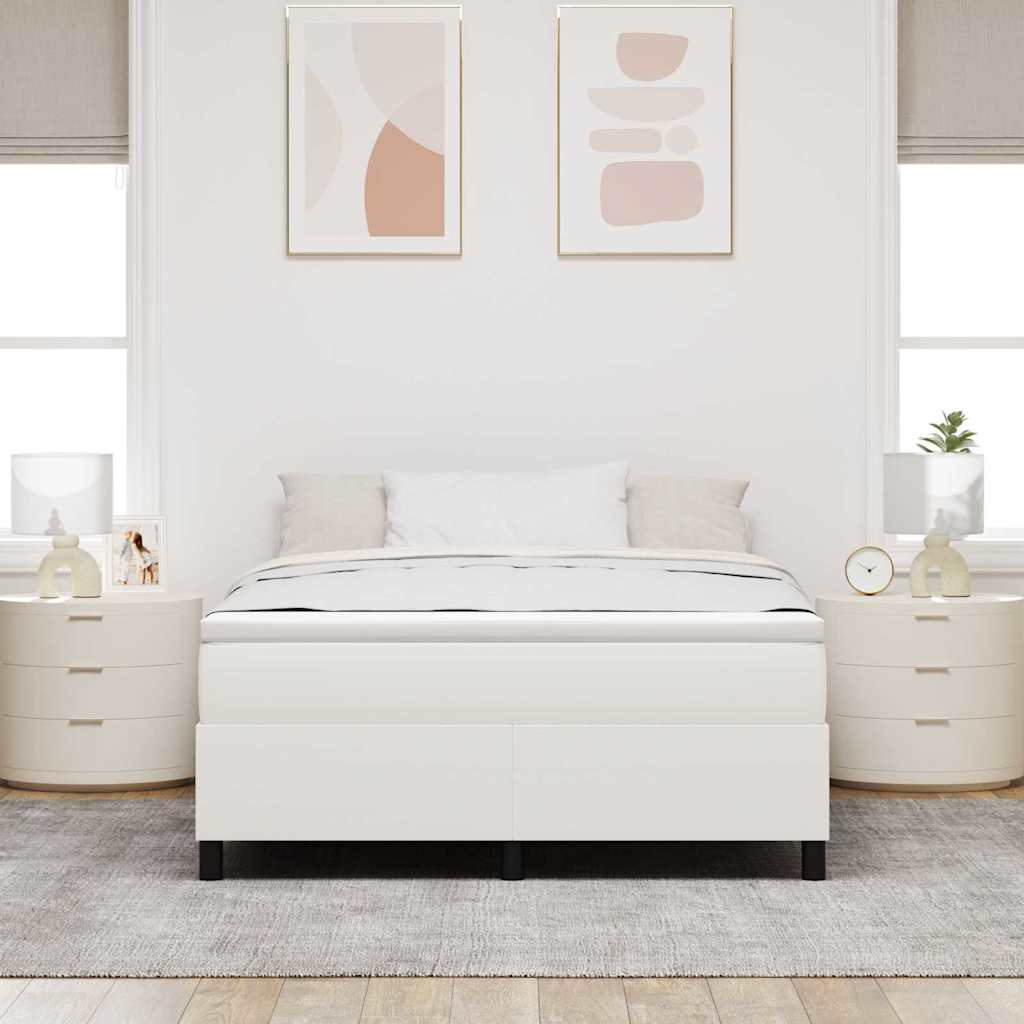 Krevetna platforma Krema 140 x 190 cm Kordura tekstil
