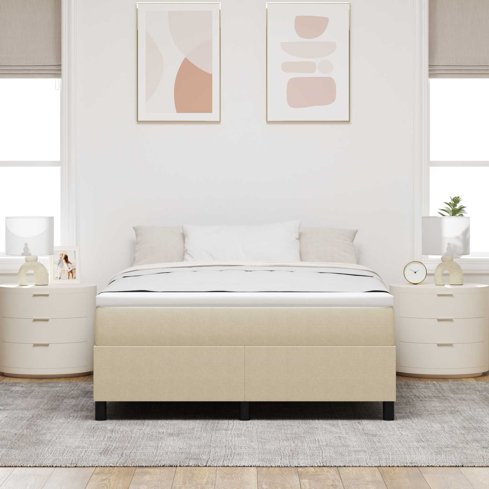 Krevetna platforma Siva zelena 160 x 200 cm Kordura tekstil