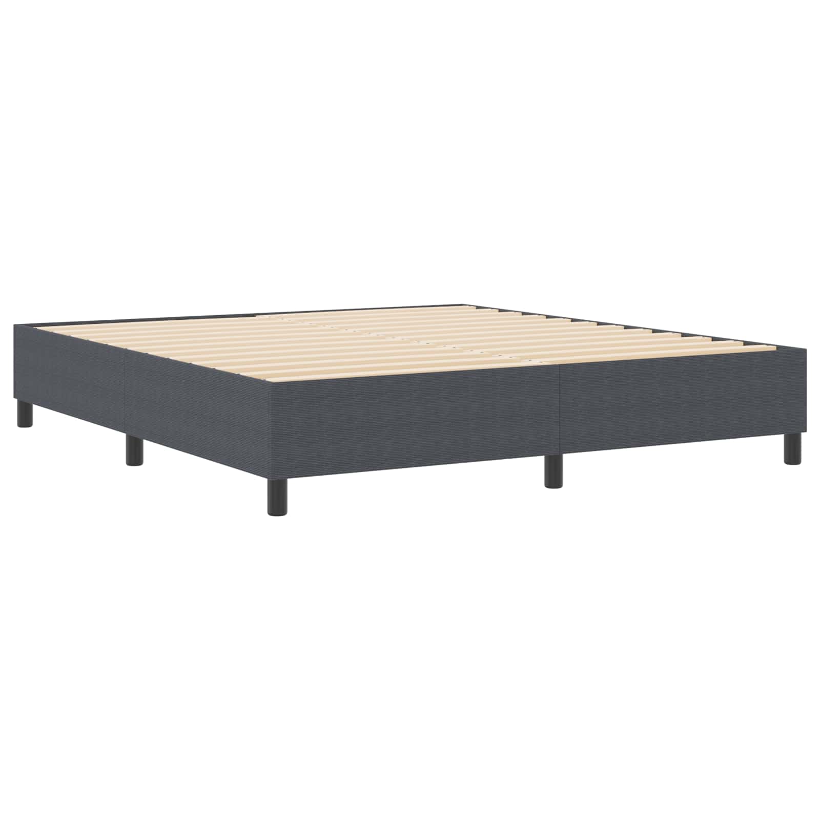 Krevetna platforma Tamno siva 180 x 200 cm Kordura tekstil