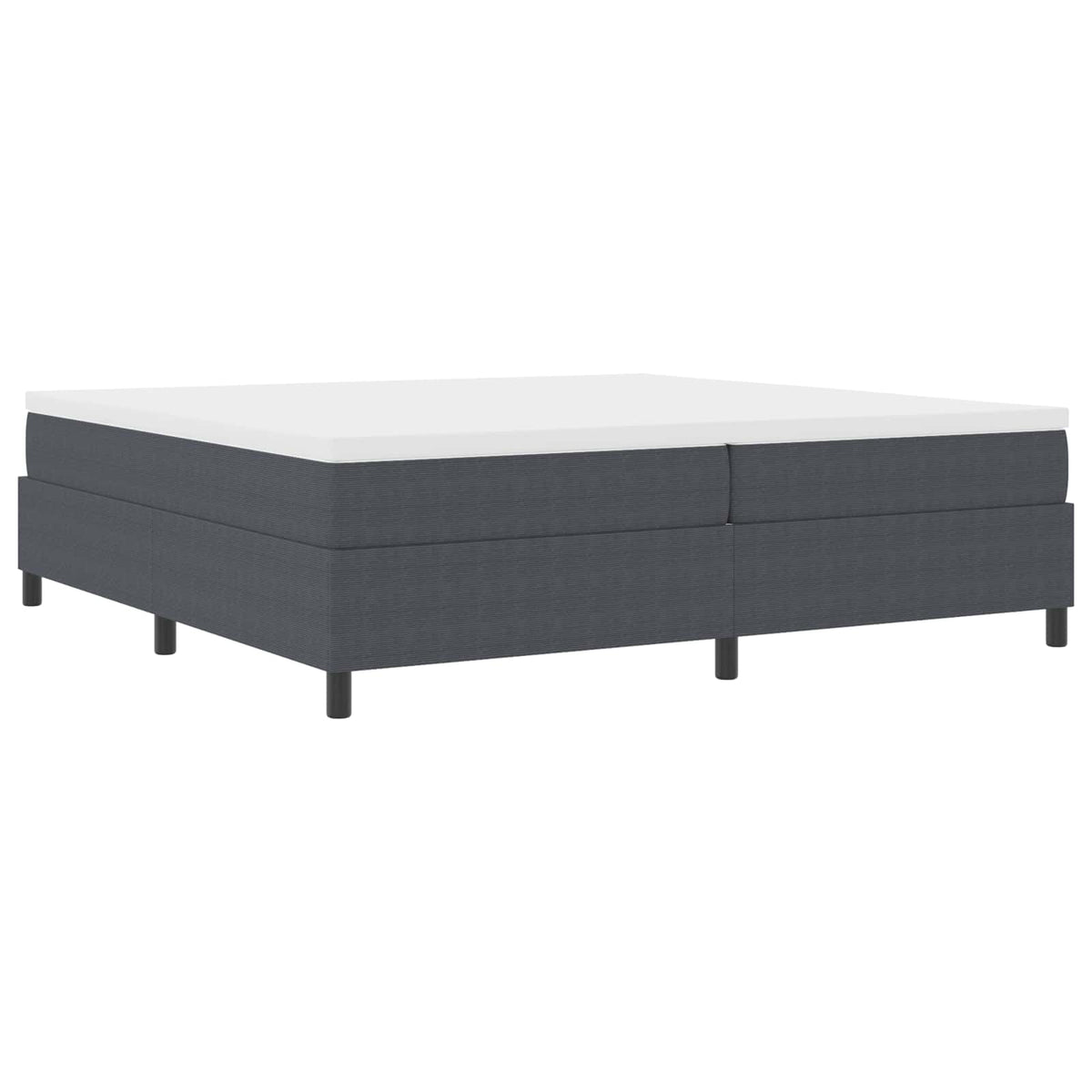 Krevetna platforma Tamno siva 200 x 200 cm Kordura tekstil