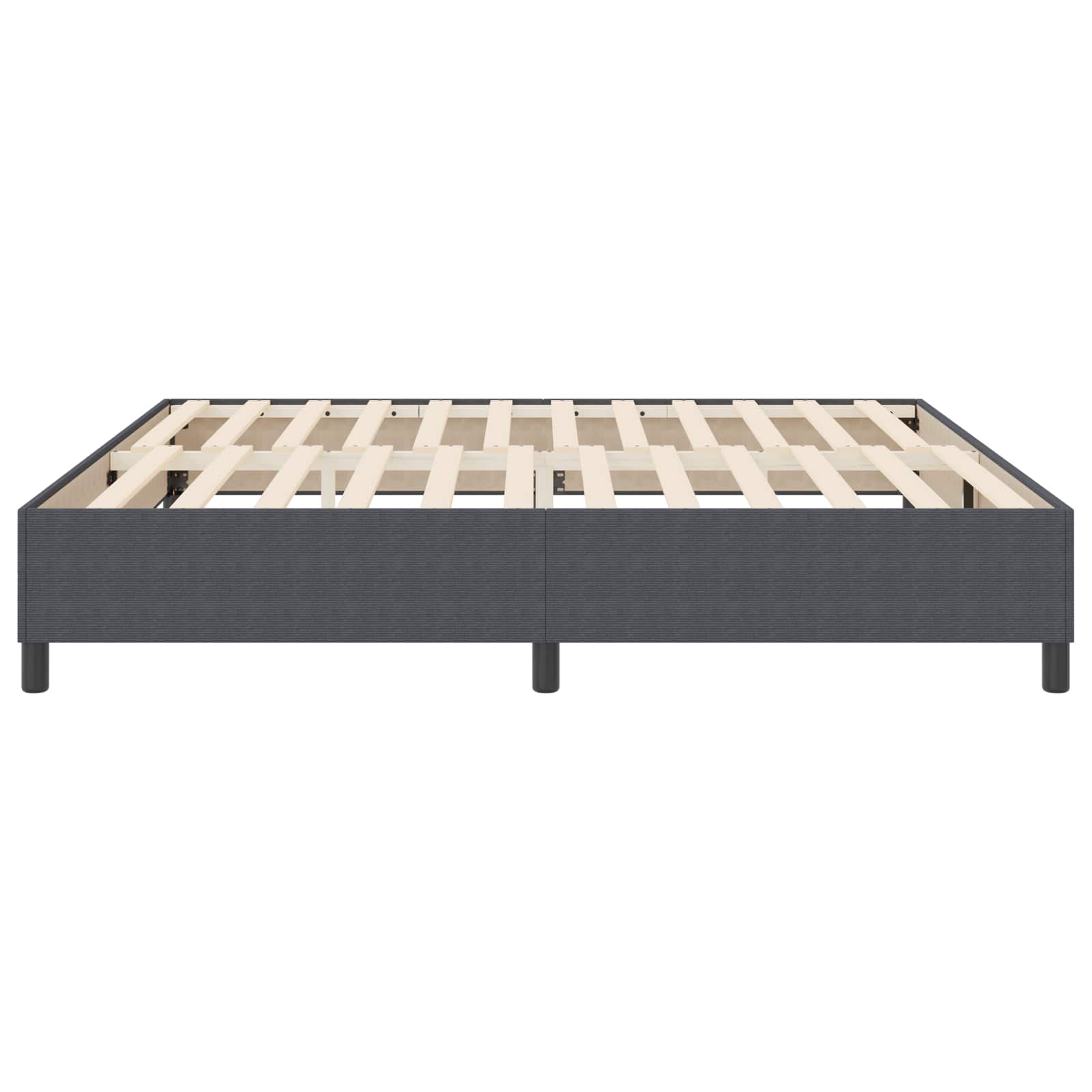 Krevetna platforma Tamno siva 200 x 200 cm Kordura tekstil