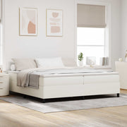 Krevetna platforma Krema 200 x 200 cm Kordura tekstil