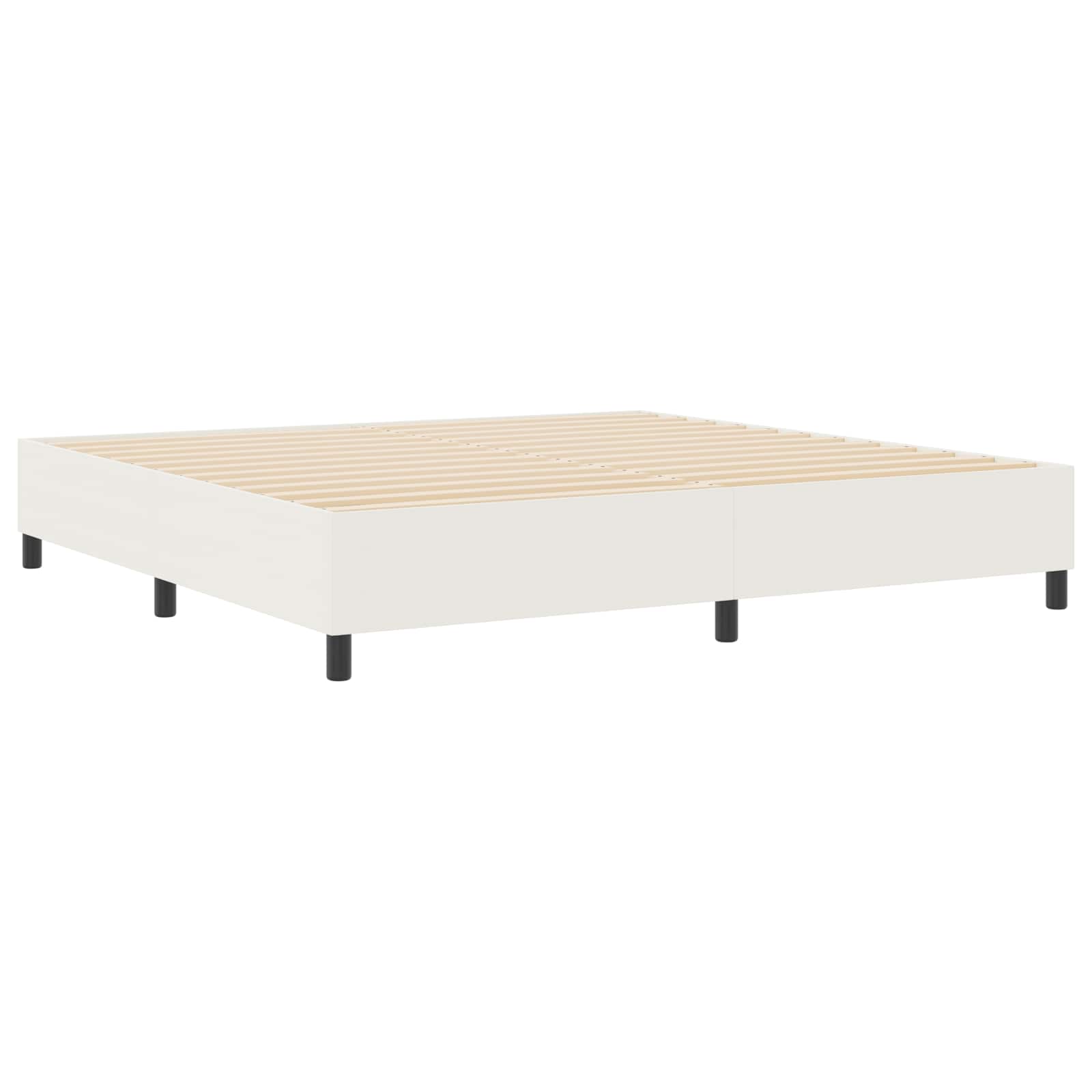 Krevetna platforma Krema 200 x 200 cm Kordura tekstil