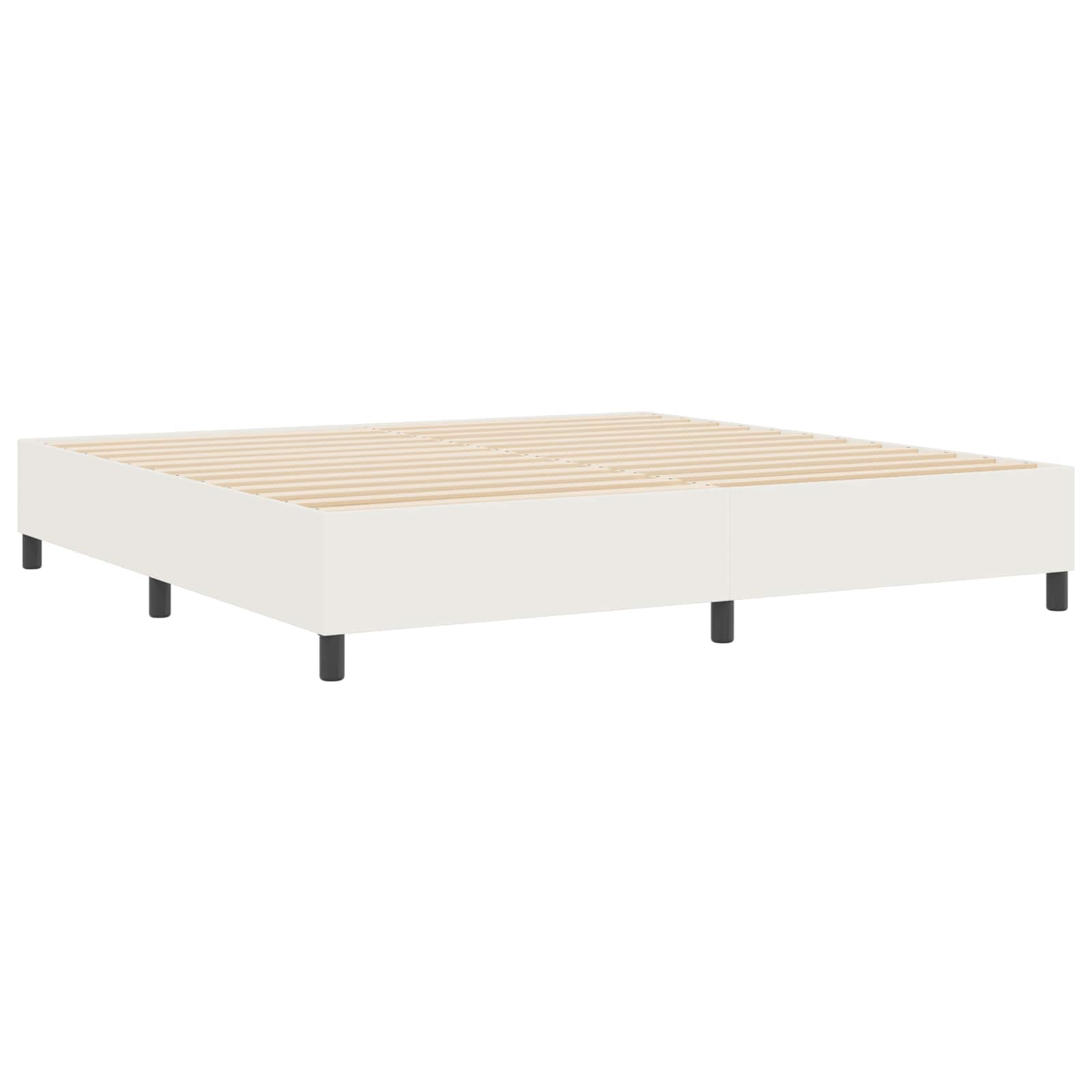 Krevetna platforma Krema 200 x 200 cm Kordura tekstil
