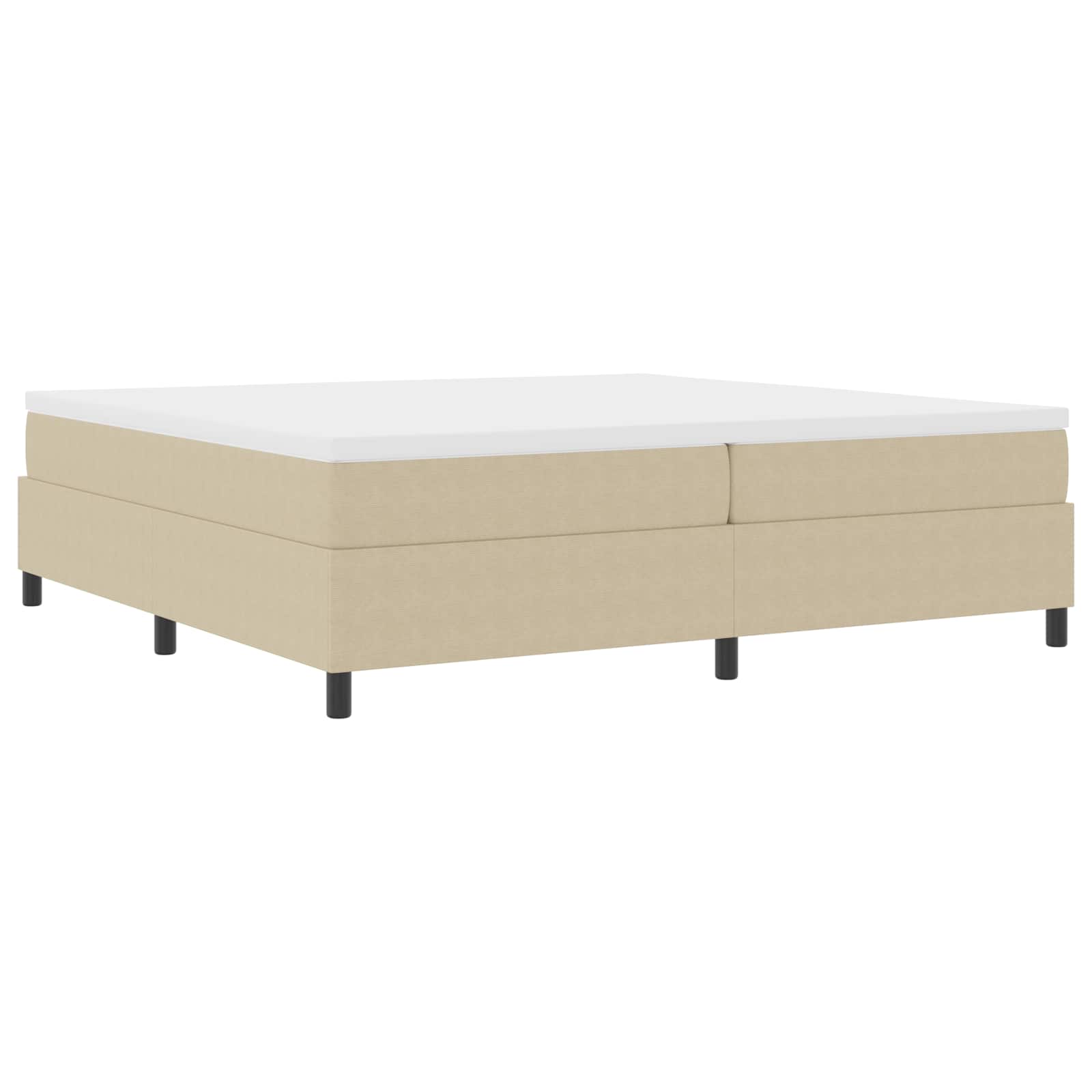 Krevetna platforma Siva zelena 200 x 200 cm Kordura tekstil