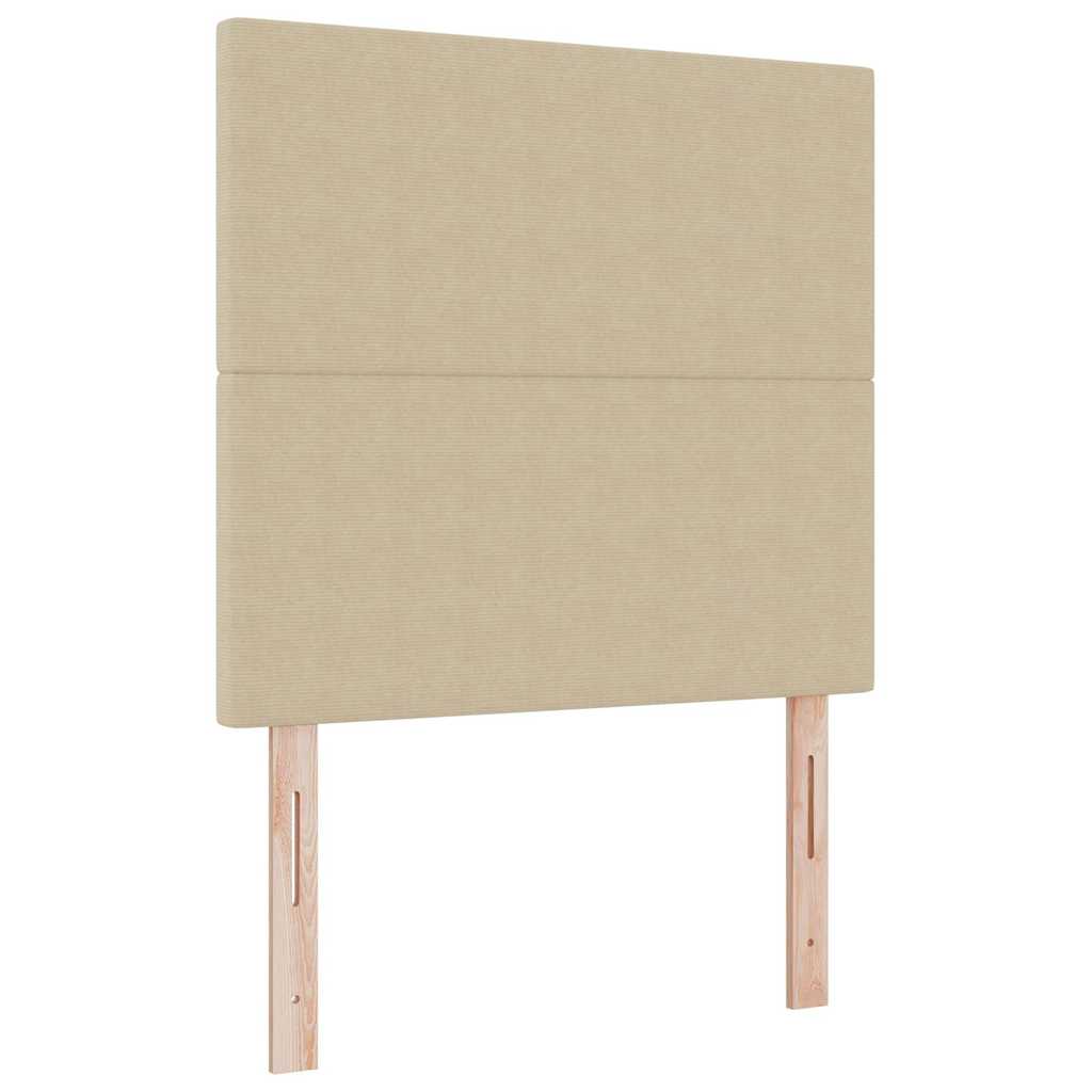 LED Box Spring Krevet Svijetlo siva i bijela. 80 x 200 cm