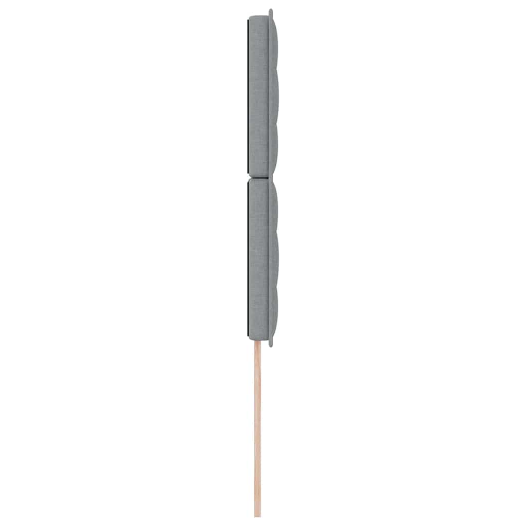 Uzglavlje Svijetlo siva 80 cm tkanina
