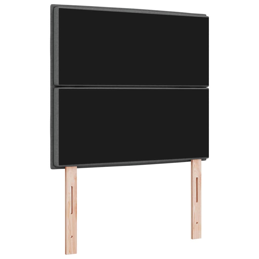 Uzglavlje Tamno siva 80 cm tkanina
