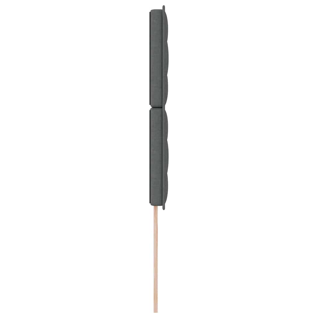 Uzglavlje Tamno siva 80 cm tkanina
